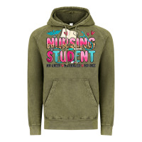 Vintage Olive nursing student no sleep no money no life Vintage Hoodie - MaliasSmallBusiness