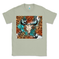 Matcha Western with bull skull Classic Tee - NancyCooperArtShop