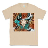 Mushroom Western with bull skull Classic Tee - NancyCooperArtShop