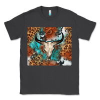 Smoke Western with bull skull Classic Tee - NancyCooperArtShop