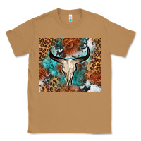 Toasted Coconut Western with bull skull Classic Tee - NancyCooperArtShop