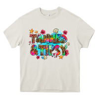 Cream tanned and tipsy Heavy Core Tee - AdoDesignShop