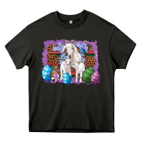 Goat Family Eggs Flowers Leopard Serape Glitter Heavy Core Tee | Teevron