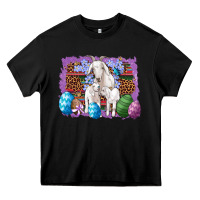 Black goat family eggs flowers leopard serape glitter Heavy Core Tee - Artiststas