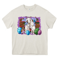 Cream goat family eggs flowers leopard serape glitter Heavy Core Tee - Artiststas