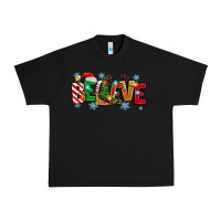 Black Christmas Believe Urban Heavy Tee - MaliasSmallBusiness