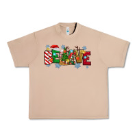 Burro Christmas Believe Urban Heavy Tee - MaliasSmallBusiness