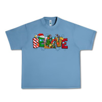 Pebble Blue Christmas Believe Urban Heavy Tee - MaliasSmallBusiness