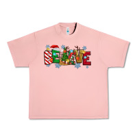 Salmon Christmas Believe Urban Heavy Tee - MaliasSmallBusiness