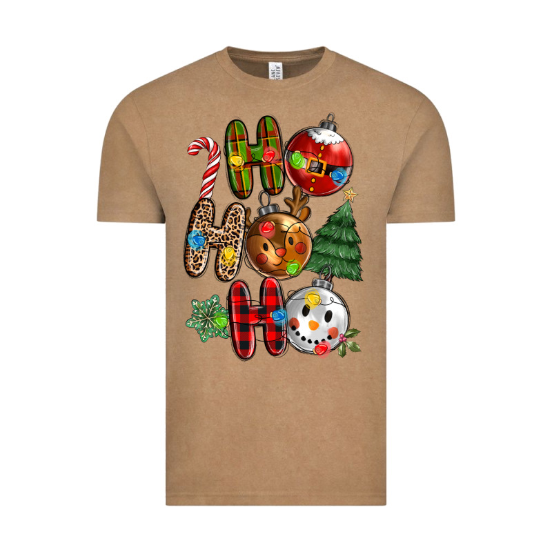 Ho Ho Ho With Vintage Tee by MaliasSmallBusiness | Teevron