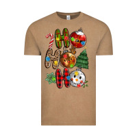 Vintage Coffee ho ho ho with Vintage Tee - MaliasSmallBusiness