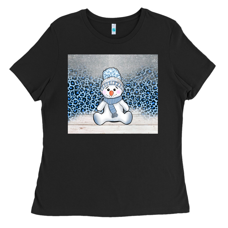 Winter Snowman Ladies Tee by AdoDesignShop | Teevron