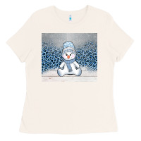 Bone winter snowman Ladies Tee - AdoDesignShop