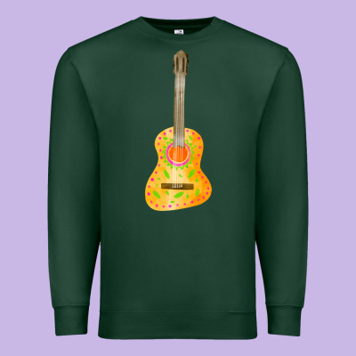 Mexican Vihuela Fa Element 1 Premium Sweatshirt Designed By Fadigitalartstudio