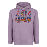 Lavender 4 july god bless america western Heavyweight Hoodie - CowCowDesign
