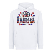White 4 july god bless america western Heavyweight Hoodie - CowCowDesign
