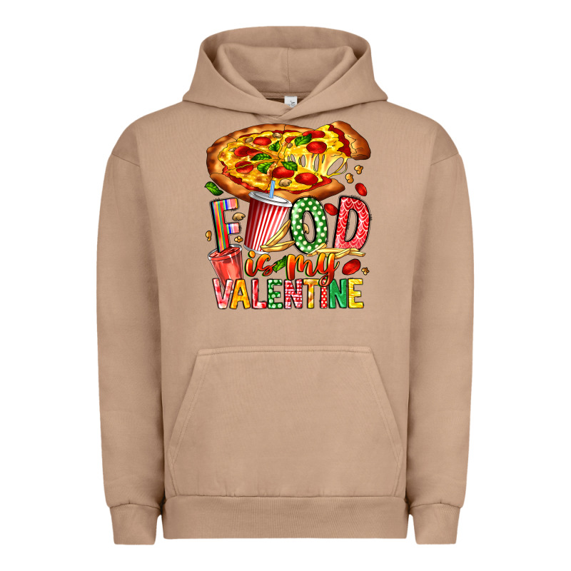 Food Is My Valentine Urban Hoodie by CowhideDigitalArt | Teevron
