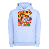 Pigment Grape Ice Food Is My Valentine Urban Hoodie - CowhideDigitalArt