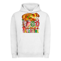 Pigment Lunar Rock Food Is My Valentine Urban Hoodie - CowhideDigitalArt