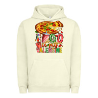 Pigment Pistachio Food Is My Valentine Urban Hoodie - CowhideDigitalArt