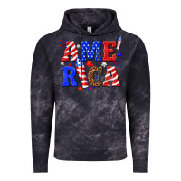 Cloud Black America Vintage Hoodie - NancyCooperArtShop