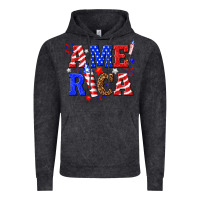 Vintage Black America Vintage Hoodie - NancyCooperArtShop