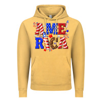 Vintage Mustard America Vintage Hoodie - NancyCooperArtShop