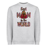 Heather Grey Best Mom in the World Heavyweight Sweatshirt - Bettercallsaul