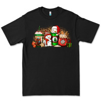 Black Christmas snow coffee cups Premium Tee - Jasminsmagicworld
