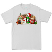 Dove Grey Christmas snow coffee cups Premium Tee - Jasminsmagicworld
