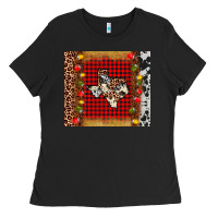 Black texas christmas tumbler Ladies Tee - AdoDesignShop