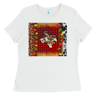 White texas christmas tumbler Ladies Tee - AdoDesignShop