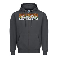 Smoke cowhide leopard daisies Zipper Hoodie - TumblerDesignByShophia
