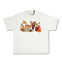 Pistachio Fall Gnome Coffee Cups Urban Heavy Tee - MaliasSmallBusiness