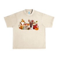 Sandshell Fall Gnome Coffee Cups Urban Heavy Tee - MaliasSmallBusiness