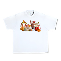 White Fall Gnome Coffee Cups Urban Heavy Tee - MaliasSmallBusiness