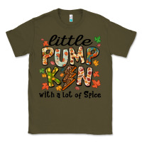 Army Green little pumpkin with a lot of spice Classic Tee - MaliasSmallBusiness