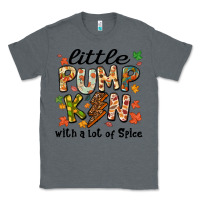 Charcoal Heather little pumpkin with a lot of spice Classic Tee - MaliasSmallBusiness