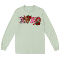 Matcha xoxo highland cow Long Sleeve Tee - RanaPortraitStore