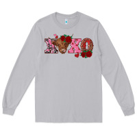 Moon Dust xoxo highland cow Long Sleeve Tee - RanaPortraitStore