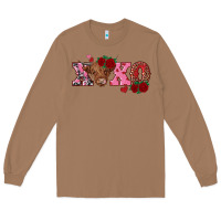 Toasted Coconut xoxo highland cow Long Sleeve Tee - RanaPortraitStore