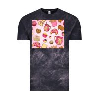 Cloud Black mexican pan dulce Vintage Tee - MaliasSmallBusiness