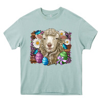 Arona easter sheep eggs butterfly daisys leopard glitter wooden Heavy Core Tee - Artiststas