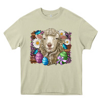 Mossy easter sheep eggs butterfly daisys leopard glitter wooden Heavy Core Tee - Artiststas
