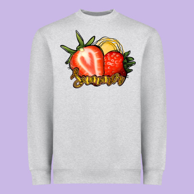 Strawberry Summer Heavyweight Sweatshirt Designed By Bettercallsaul