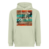 Matcha Leopard Cowhide Pattern Heavyweight Hoodie - CowCowDesign