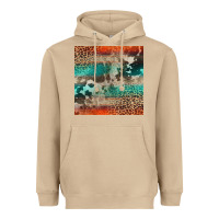 Mushroom Leopard Cowhide Pattern Heavyweight Hoodie - CowCowDesign