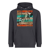 Smoke Leopard Cowhide Pattern Heavyweight Hoodie - CowCowDesign
