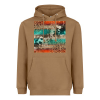 Toasted Coconut Leopard Cowhide Pattern Heavyweight Hoodie - CowCowDesign