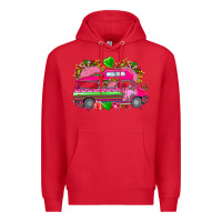 Red Valentine's Day tacos truck Mexico Premium Hoodie - HowdyJamesFarm